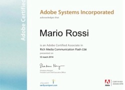 La prestigiosa certificazione Adobe per Grafici e Web Designer